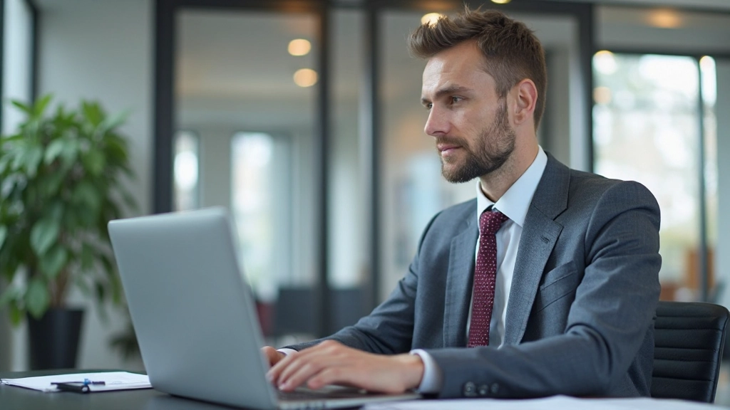 Аналитик проводит исследование рынка с использованием современных инструментов и диаграмм